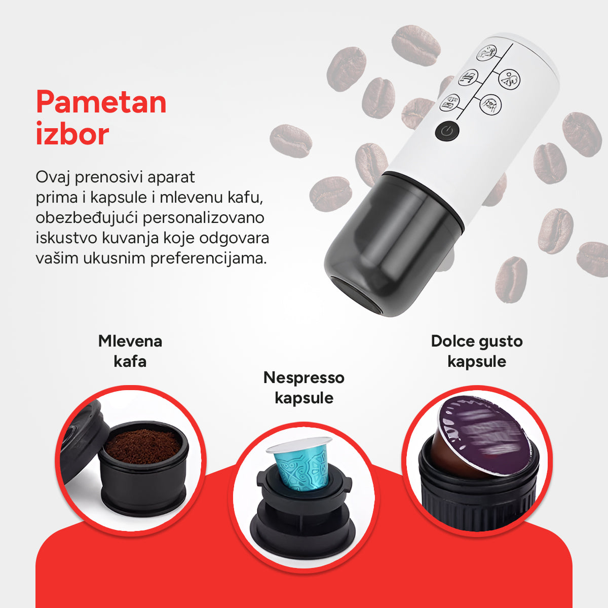 Barimo prenosivi espreso aparat